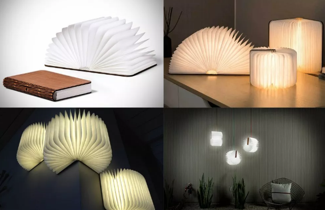 激光切割木質(zhì)書(shū)頁(yè)燈：無(wú)言的陪伴，無(wú)形的溫暖！