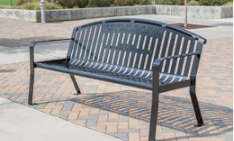 激光切割公共長椅，為城市“梳妝”，為美景增色